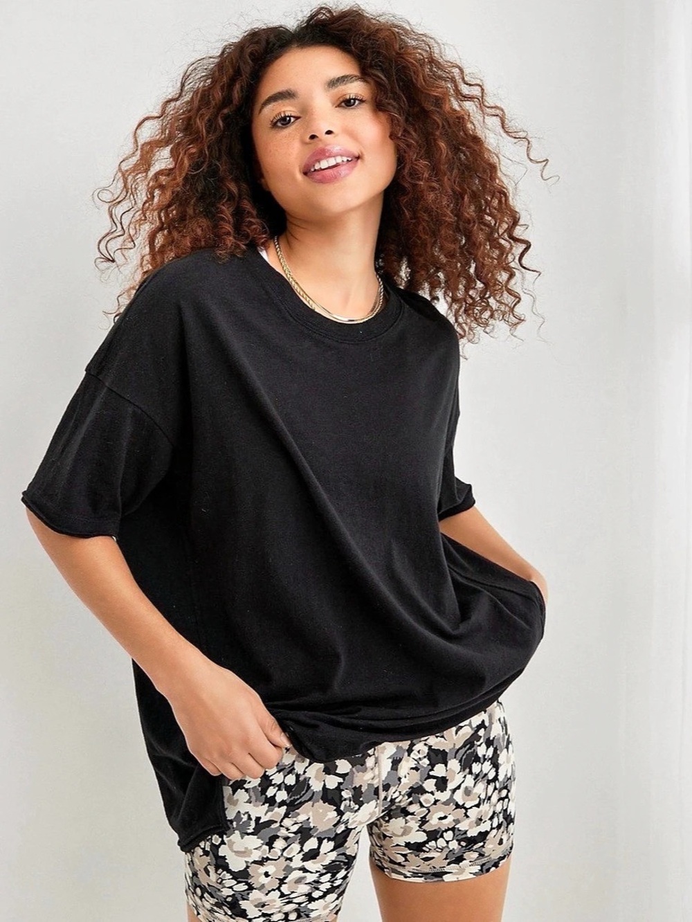 aerie Crewneck Oversized Boyfriend T-Shirt - Medium